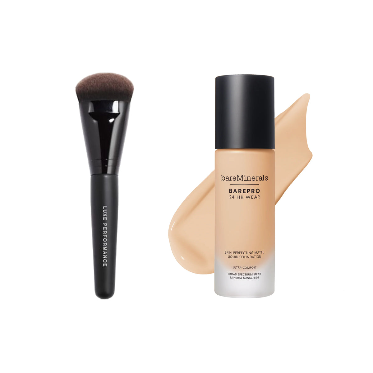 BAREPRO® Liquid Foundation & Luxe Brush Set