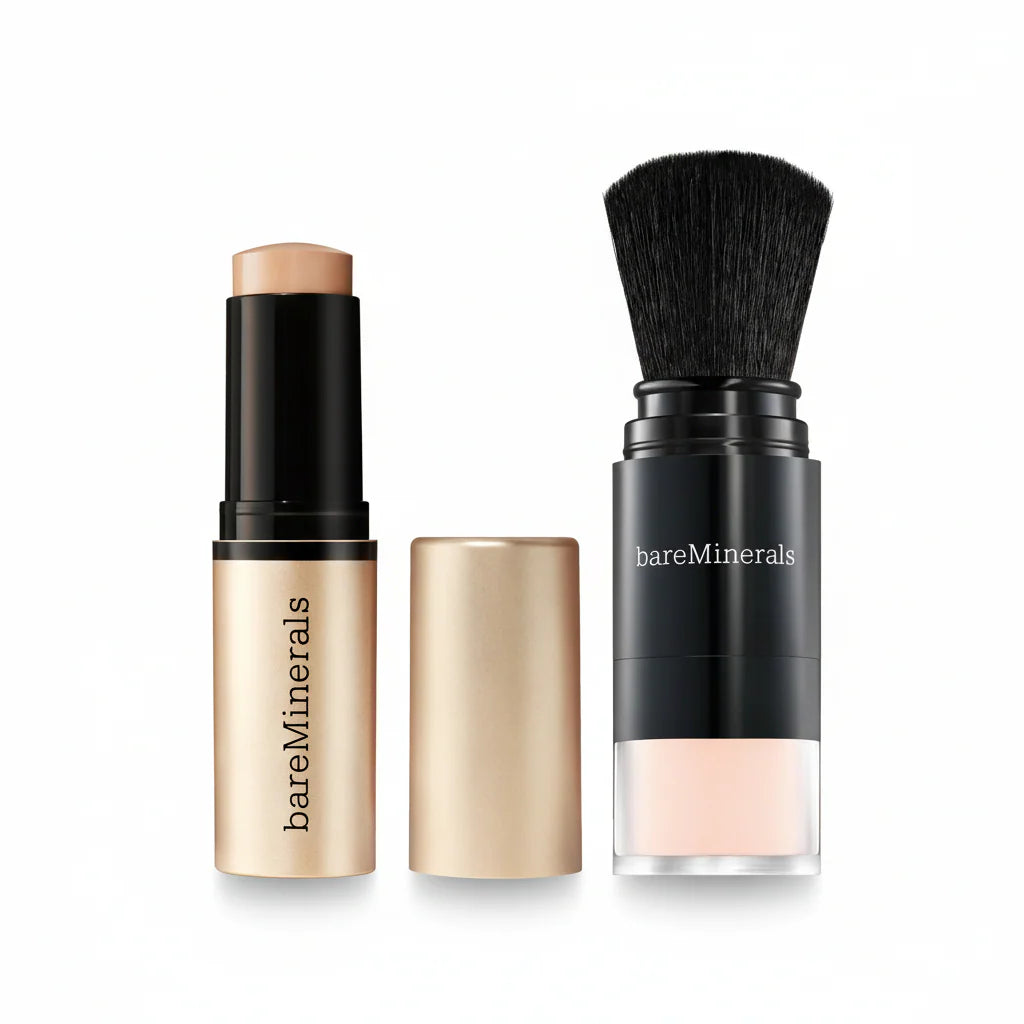 COMPLEXION RESCUE® Luminous Skin Tint Stick and ORIGINAL Mineral Veil® Set + Protect Brush