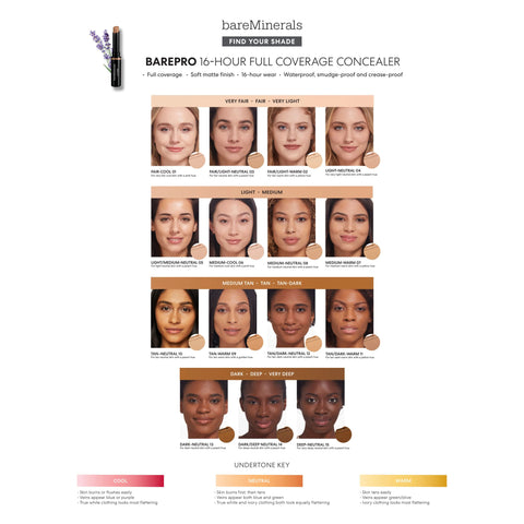 BAREPRO® 16HR Full Coverage Concealer